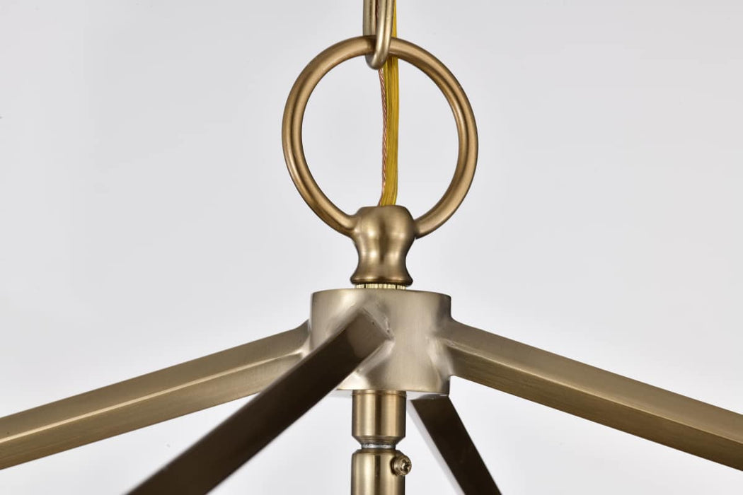 Pendant Nuvo 60-7931 Emma 4 Light Small Pendant - Burnished Brass Finish Nuvo
