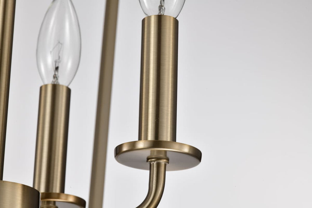Pendant Nuvo 60-7931 Emma 4 Light Small Pendant - Burnished Brass Finish Nuvo