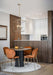 Pendant Nuvo 60-7931 Emma 4 Light Small Pendant - Burnished Brass Finish Nuvo
