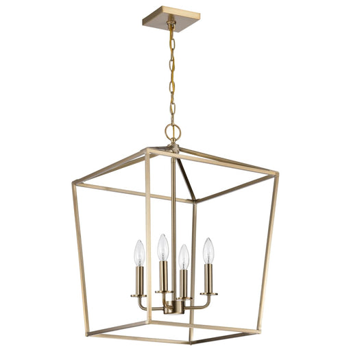 Pendant Nuvo 60-7931 Emma 4 Light Small Pendant - Burnished Brass Finish Nuvo