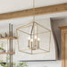 Pendant Nuvo 60-7932 Emma 4 Light Large Pendant - Burnished Brass Finish Nuvo