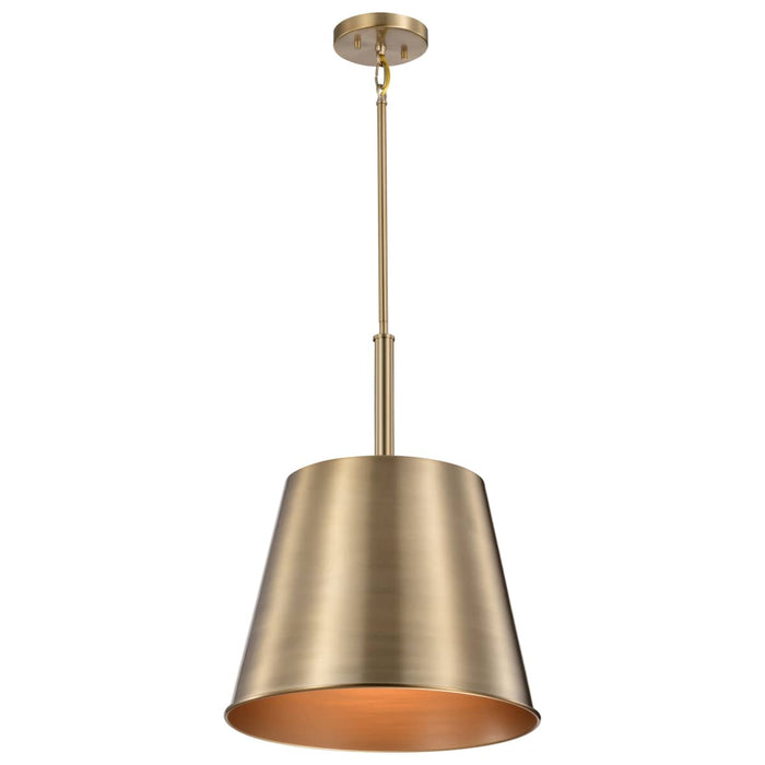 Pendant Nuvo 60-7938 Alexis 1 Light Large Pendant - Burnished Brass and Gold Finish Nuvo