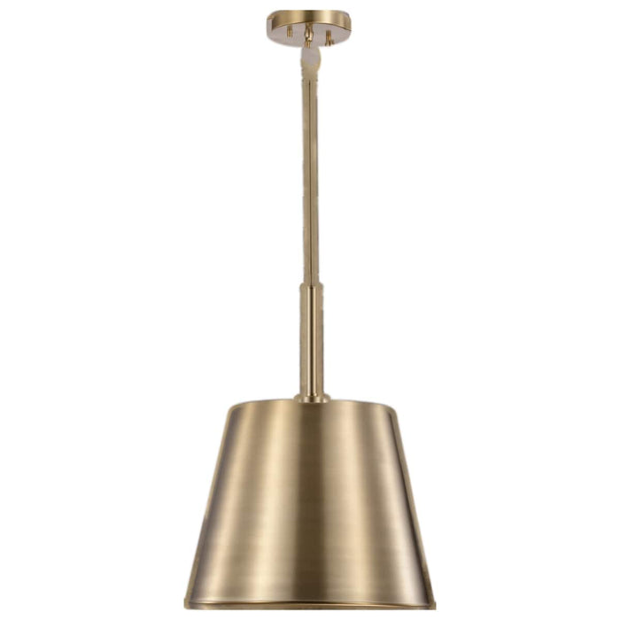 Pendant Nuvo 60-7938 Alexis 1 Light Large Pendant - Burnished Brass and Gold Finish Nuvo