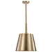 Pendant Nuvo 60-7938 Alexis 1 Light Large Pendant - Burnished Brass and Gold Finish Nuvo