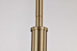 Pendant Nuvo 60-7938 Alexis 1 Light Large Pendant - Burnished Brass and Gold Finish Nuvo