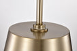 Pendant Nuvo 60-7938 Alexis 1 Light Large Pendant - Burnished Brass and Gold Finish Nuvo