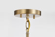 Pendant Nuvo 60-7938 Alexis 1 Light Large Pendant - Burnished Brass and Gold Finish Nuvo