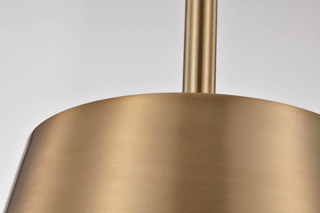 Pendant Nuvo 60-7938 Alexis 1 Light Large Pendant - Burnished Brass and Gold Finish Nuvo