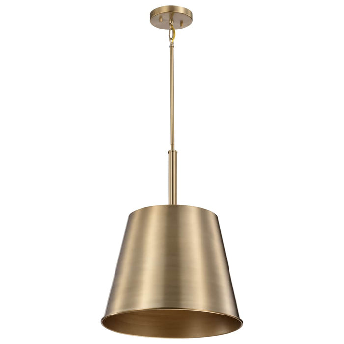 Pendant Nuvo 60-7938 Alexis 1 Light Large Pendant - Burnished Brass and Gold Finish Nuvo