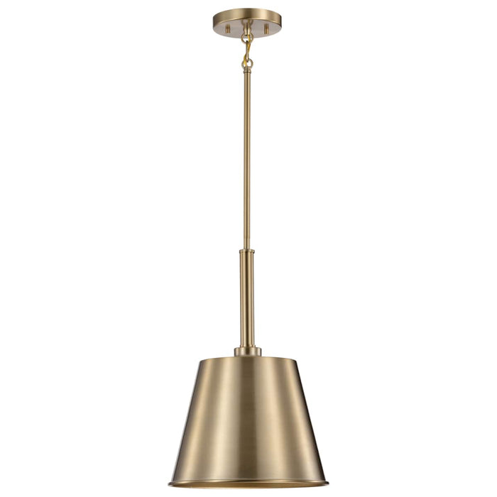 Pendant Nuvo 60-7939 Alexis 1 Light Small Pendant - Burnished Brass and Gold Finish Nuvo