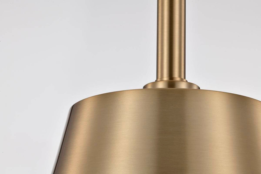 Pendant Nuvo 60-7939 Alexis 1 Light Small Pendant - Burnished Brass and Gold Finish Nuvo