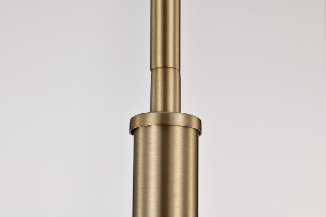 Pendant Nuvo 60-7939 Alexis 1 Light Small Pendant - Burnished Brass and Gold Finish Nuvo