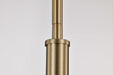 Pendant Nuvo 60-7939 Alexis 1 Light Small Pendant - Burnished Brass and Gold Finish Nuvo