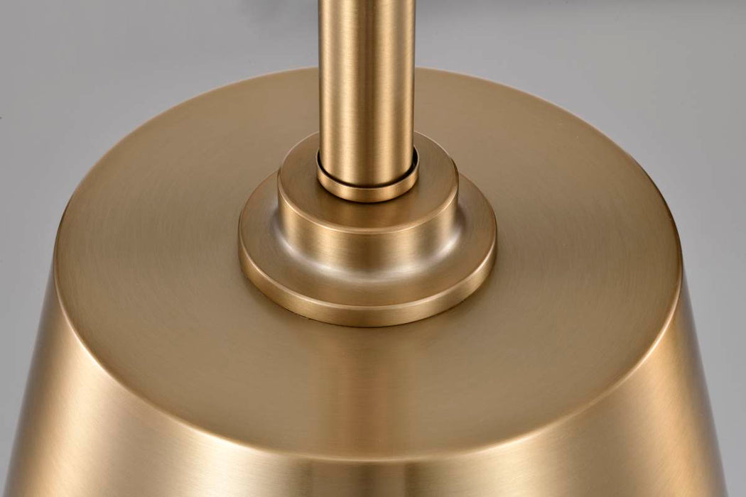 Pendant Nuvo 60-7939 Alexis 1 Light Small Pendant - Burnished Brass and Gold Finish Nuvo