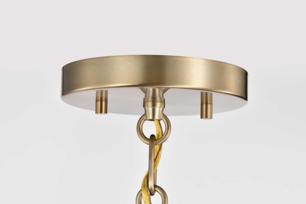 Pendant Nuvo 60-7939 Alexis 1 Light Small Pendant - Burnished Brass and Gold Finish Nuvo