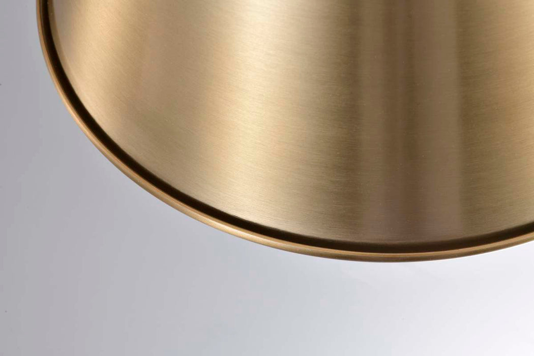 Pendant Nuvo 60-7939 Alexis 1 Light Small Pendant - Burnished Brass and Gold Finish Nuvo