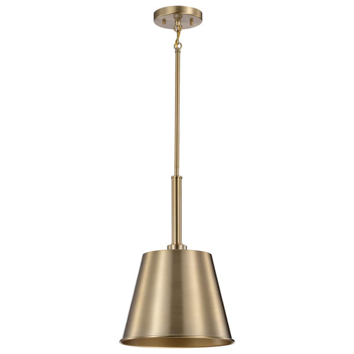 Pendant Nuvo 60-7939 Alexis 1 Light Small Pendant - Burnished Brass and Gold Finish Nuvo