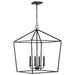 Pendant Nuvo 60-7941 Emma 4 Light Small Pendant - Matte Black Finish Nuvo