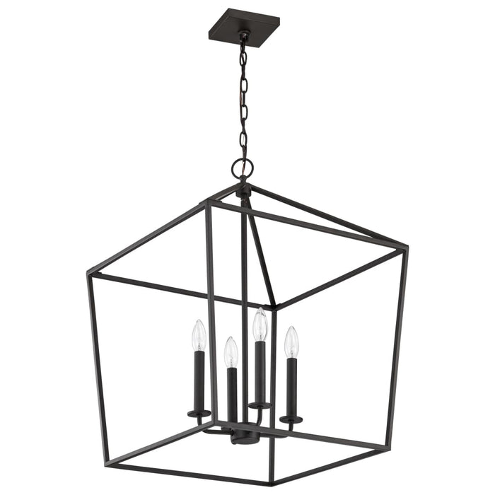 Pendant Nuvo 60-7941 Emma 4 Light Small Pendant - Matte Black Finish Nuvo