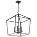Pendant Nuvo 60-7942 Emma 4 Light Large Pendant - Matte Black Finish Nuvo