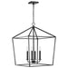 Pendant Nuvo 60-7942 Emma 4 Light Large Pendant - Matte Black Finish Nuvo