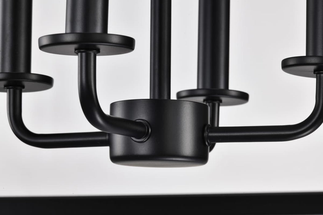 Pendant Nuvo 60-7942 Emma 4 Light Large Pendant - Matte Black Finish Nuvo