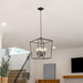 Pendant Nuvo 60-7942 Emma 4 Light Large Pendant - Matte Black Finish Nuvo