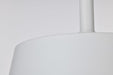 Pendant Nuvo 60-7948 Alexis 1 Light Large Pendant - Matte White Finish Nuvo