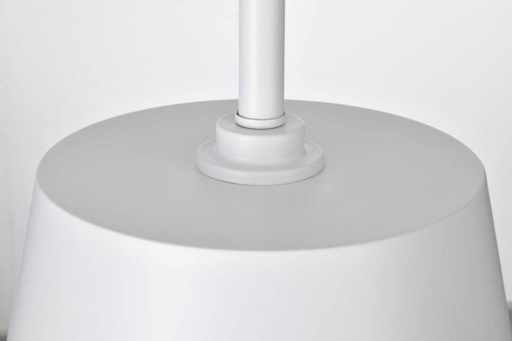 Pendant Nuvo 60-7948 Alexis 1 Light Large Pendant - Matte White Finish Nuvo