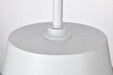 Pendant Nuvo 60-7948 Alexis 1 Light Large Pendant - Matte White Finish Nuvo
