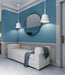 Pendant Nuvo 60-7948 Alexis 1 Light Large Pendant - Matte White Finish Nuvo