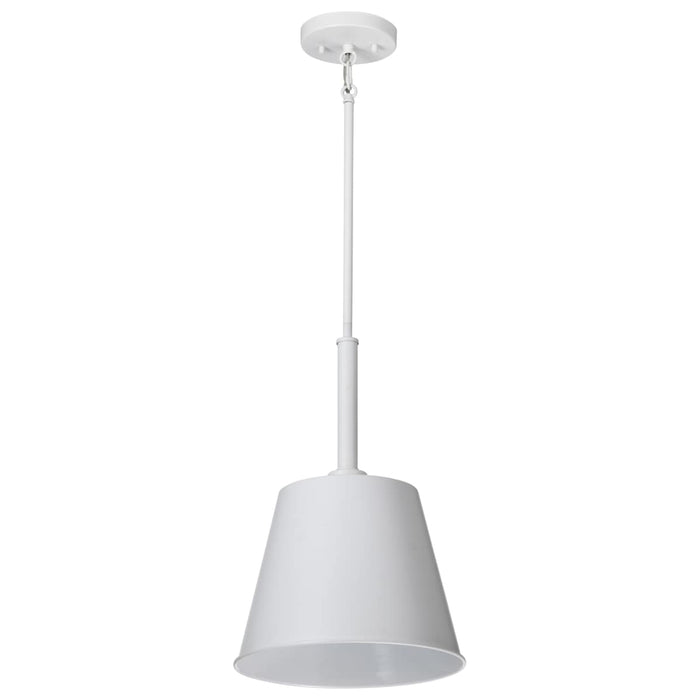 Pendant Nuvo 60-7949 Alexis 1 Light Small Pendant - Matte White Finish Nuvo