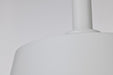Pendant Nuvo 60-7949 Alexis 1 Light Small Pendant - Matte White Finish Nuvo