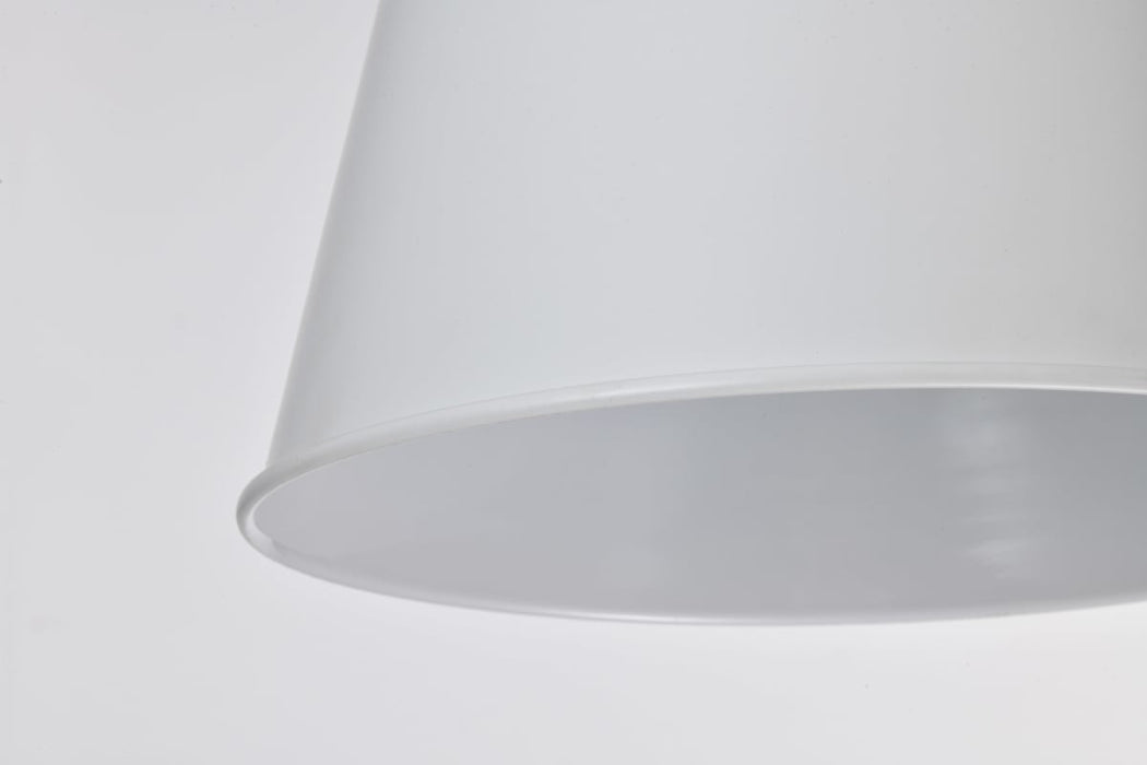 Pendant Nuvo 60-7949 Alexis 1 Light Small Pendant - Matte White Finish Nuvo