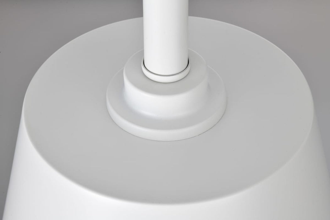 Pendant Nuvo 60-7949 Alexis 1 Light Small Pendant - Matte White Finish Nuvo