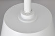 Pendant Nuvo 60-7949 Alexis 1 Light Small Pendant - Matte White Finish Nuvo