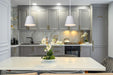 Pendant Nuvo 60-7949 Alexis 1 Light Small Pendant - Matte White Finish Nuvo