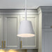 Pendant Nuvo 60-7949 Alexis 1 Light Small Pendant - Matte White Finish Nuvo