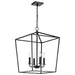 Pendant Nuvo 60-7951 Emma 4 Light Small Pendant - Dark Bronze Finish Nuvo
