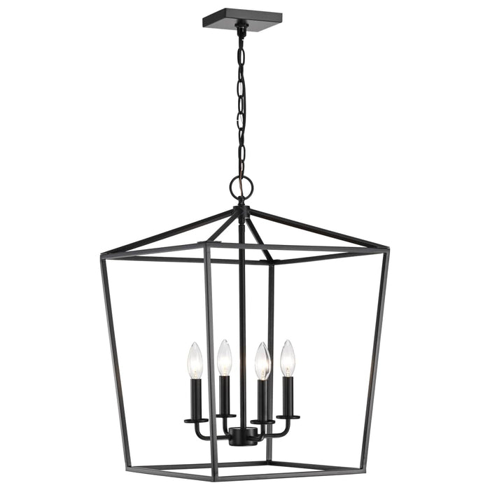 Pendant Nuvo 60-7951 Emma 4 Light Small Pendant - Dark Bronze Finish Nuvo