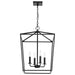 Pendant Nuvo 60-7951 Emma 4 Light Small Pendant - Dark Bronze Finish Nuvo