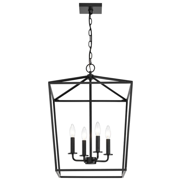 Pendant Nuvo 60-7951 Emma 4 Light Small Pendant - Dark Bronze Finish Nuvo
