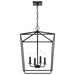 Pendant Nuvo 60-7951 Emma 4 Light Small Pendant - Dark Bronze Finish Nuvo