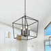 Pendant Nuvo 60-7951 Emma 4 Light Small Pendant - Dark Bronze Finish Nuvo