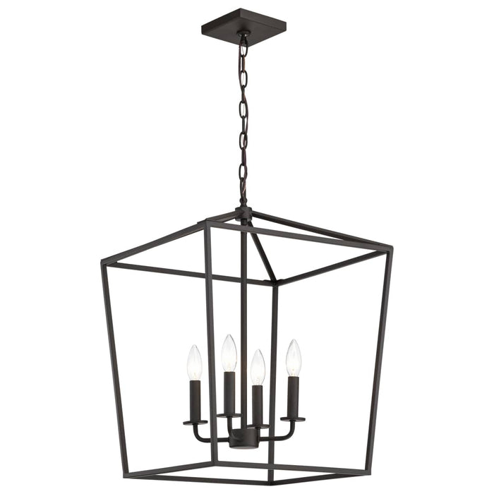 Pendant Nuvo 60-7952 Emma 4 Light Large Pendant - Dark Bronze Finish Nuvo