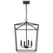 Pendant Nuvo 60-7952 Emma 4 Light Large Pendant - Dark Bronze Finish Nuvo