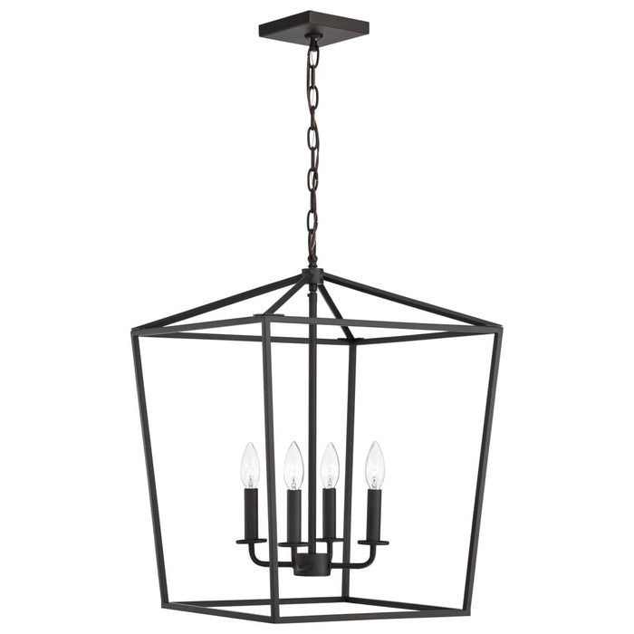 Pendant Nuvo 60-7952 Emma 4 Light Large Pendant - Dark Bronze Finish Nuvo