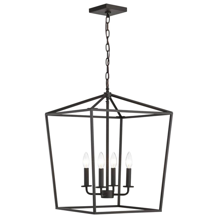 Pendant Nuvo 60-7952 Emma 4 Light Large Pendant - Dark Bronze Finish Nuvo