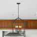 Pendant Nuvo 60-7952 Emma 4 Light Large Pendant - Dark Bronze Finish Nuvo