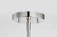 Pendant Nuvo 60-7972 Easton 3 Light Pendant - Polished Nickel Finish - White Linen Shade Nuvo